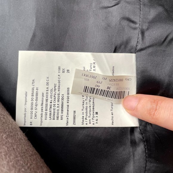 Hugo Boss - Coat - Size US 6 -  Purple - EUC - Picture 5 of 5